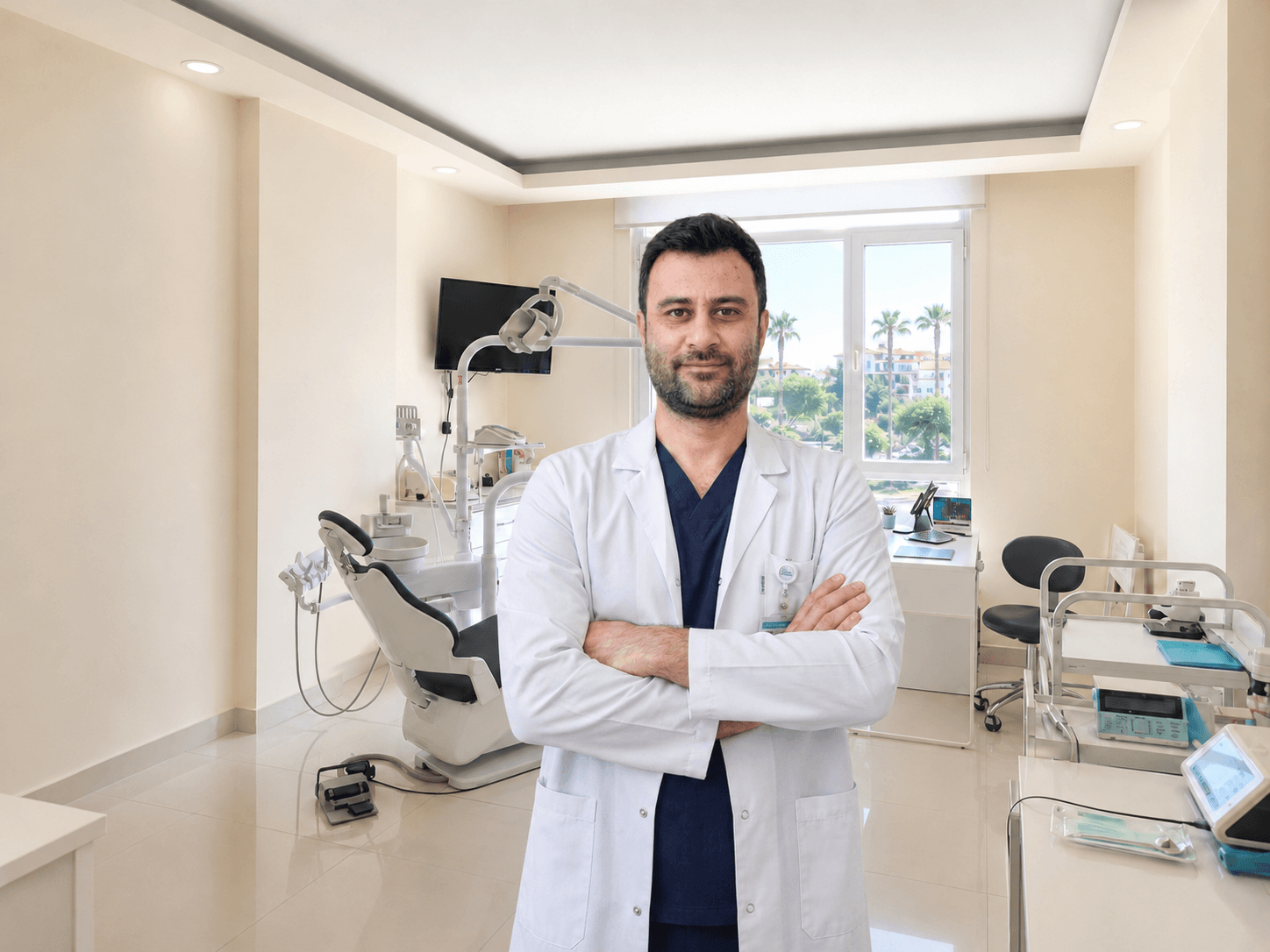 Dentist studio portrait
